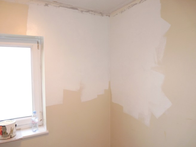 Dressing Room painting in progress