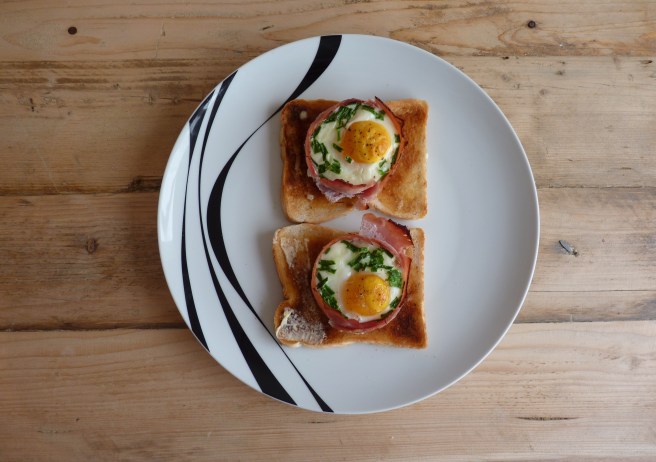 ham and egg baskets cooked