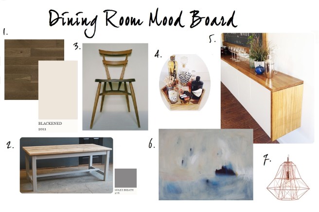 Dining Room mood board