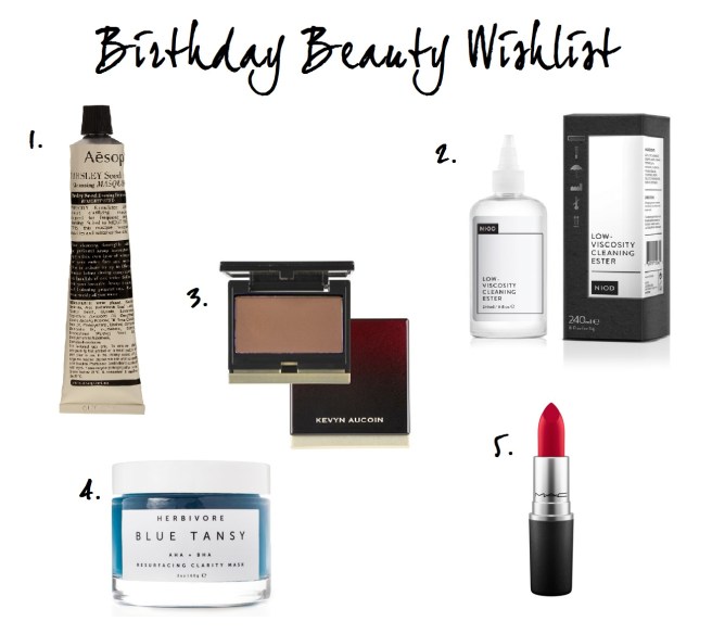Birthday Beauty Wishlist