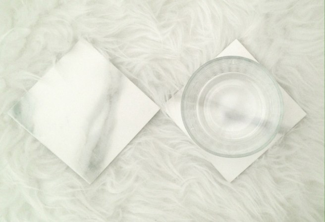 DIY Project - Marble coasters completed