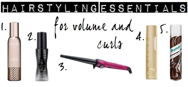 Hairstyling essentials for volume and curls
