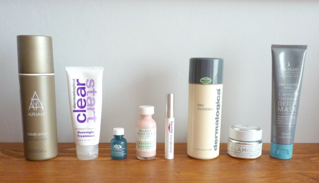 My current skincare routine - masks and treatments