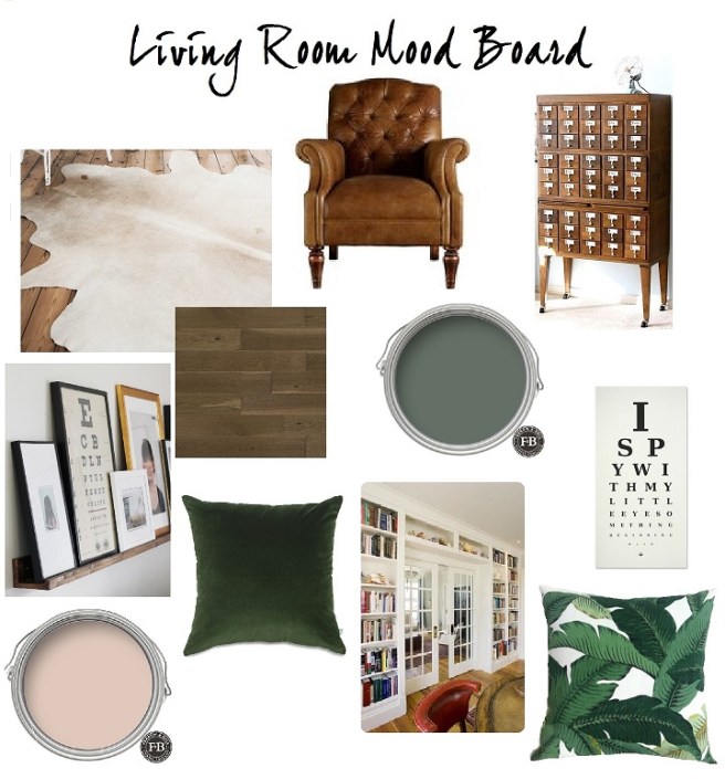 Living Room Mood Board