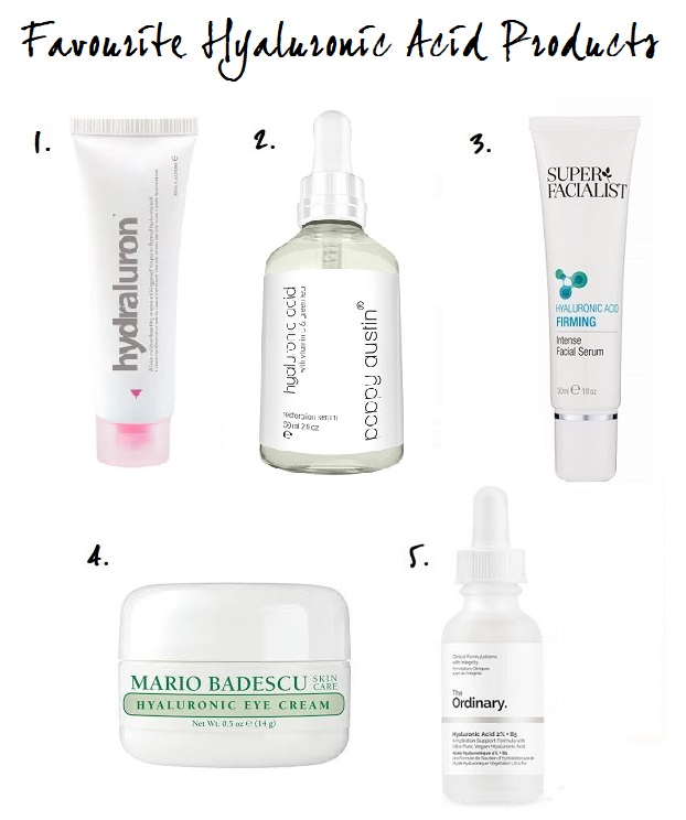 Favourite Hyaluronic Acid Products