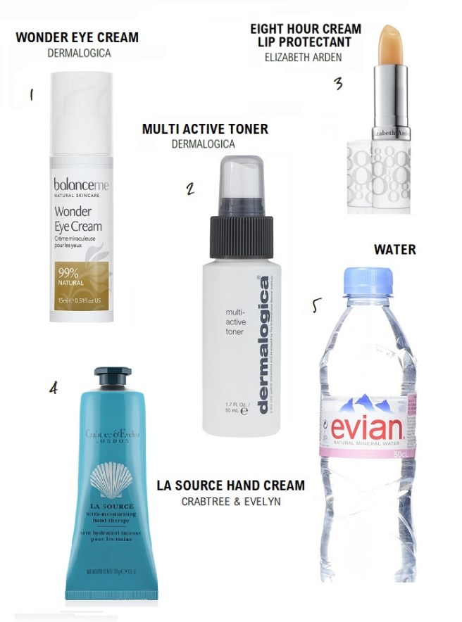 in flight beauty essentials